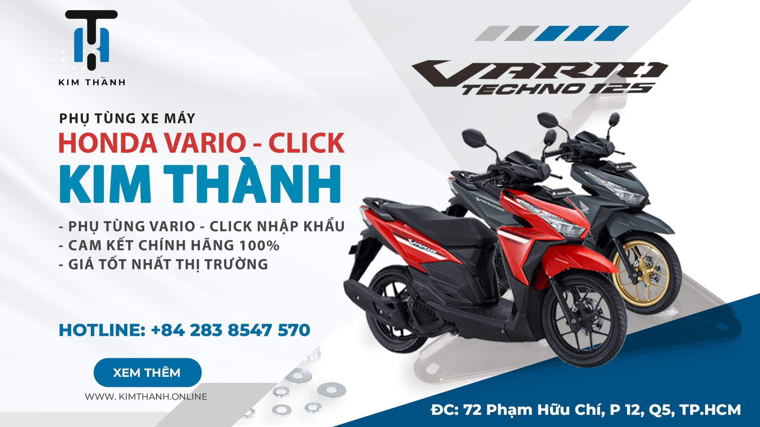 Địa chỉ bán phụ tùng vỏ xe Vario chính hãng