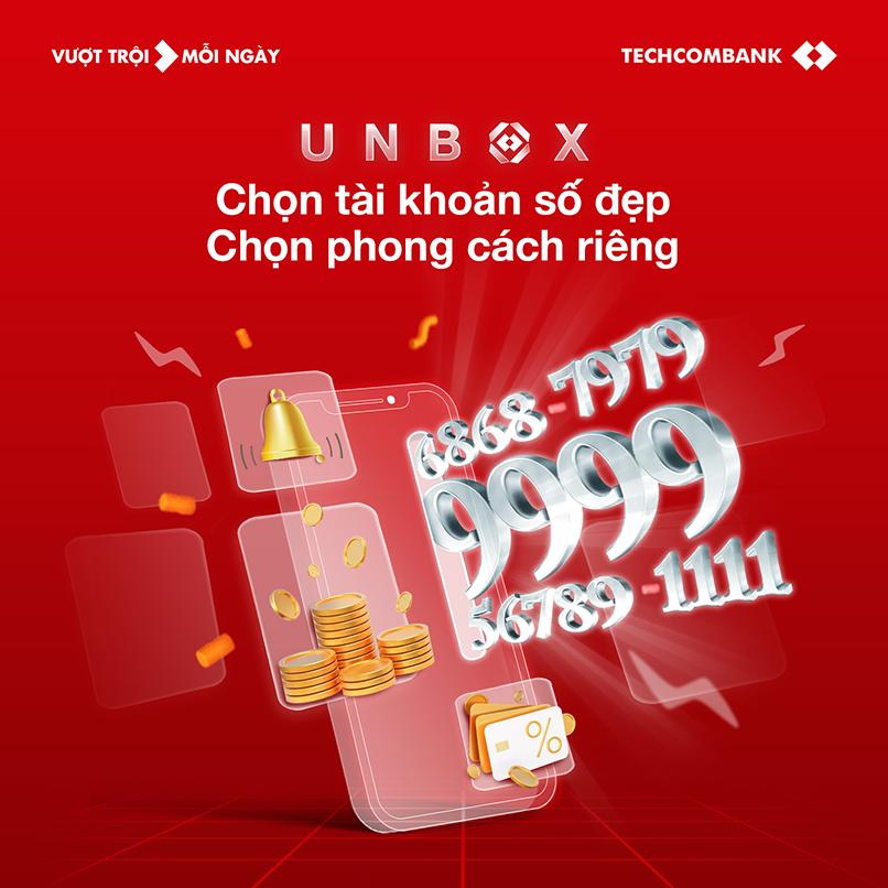 Chọn số tài khoản đẹp tại Techcombank