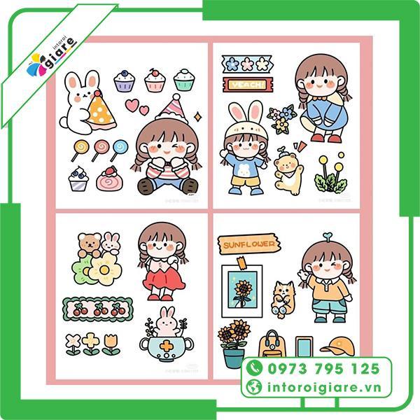 Sticker cute thường dán ở đâu