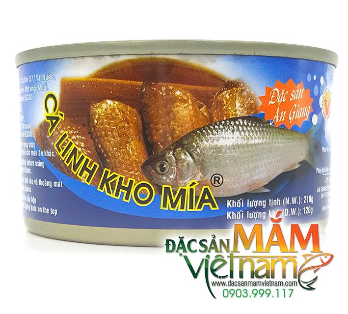 Cá linh kho mía