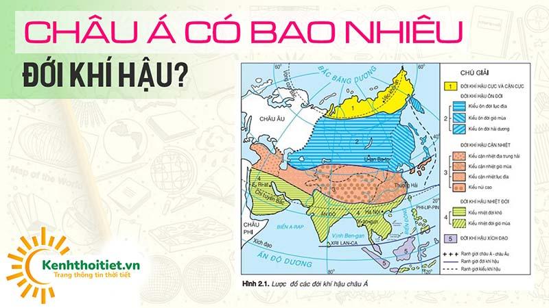 Đặc điểm khí hậu Châu Á