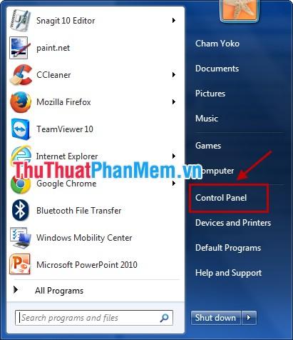 Cách tắt và bật tính năng update trong Windows 7