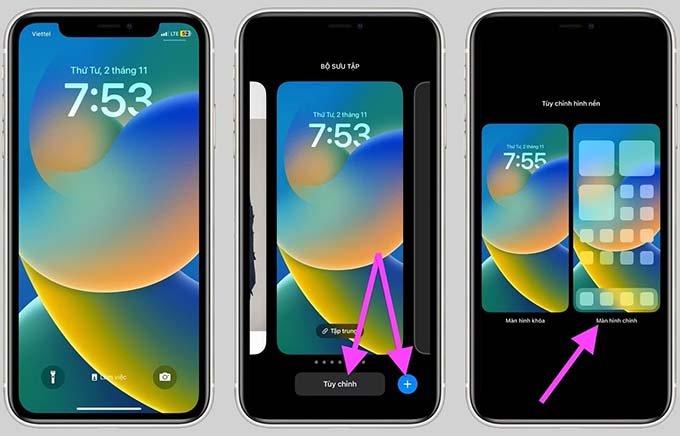 Cách cài đặt nhiều ảnh làm hình nền iPhone nhanh chóng từ màn hình khóa