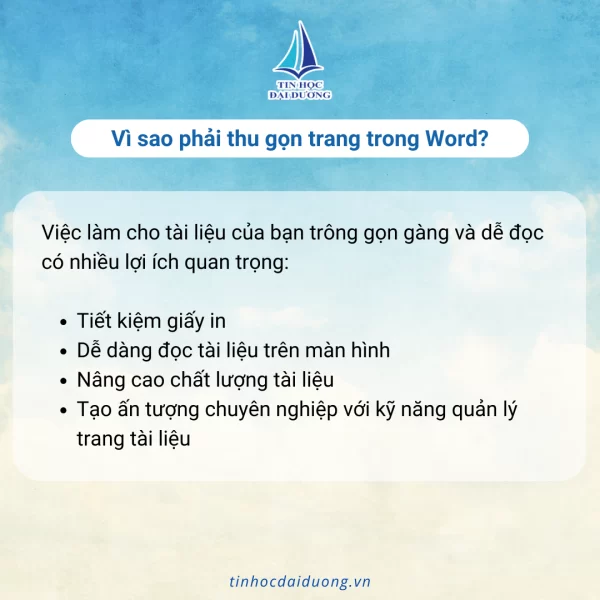 Cách thu gọn trang trong Word cực nhanh chỉ với 4 Bước