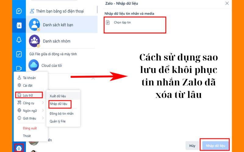 Có khả năng khôi phục tin nhắn zalo đã xóa từ lâu không?