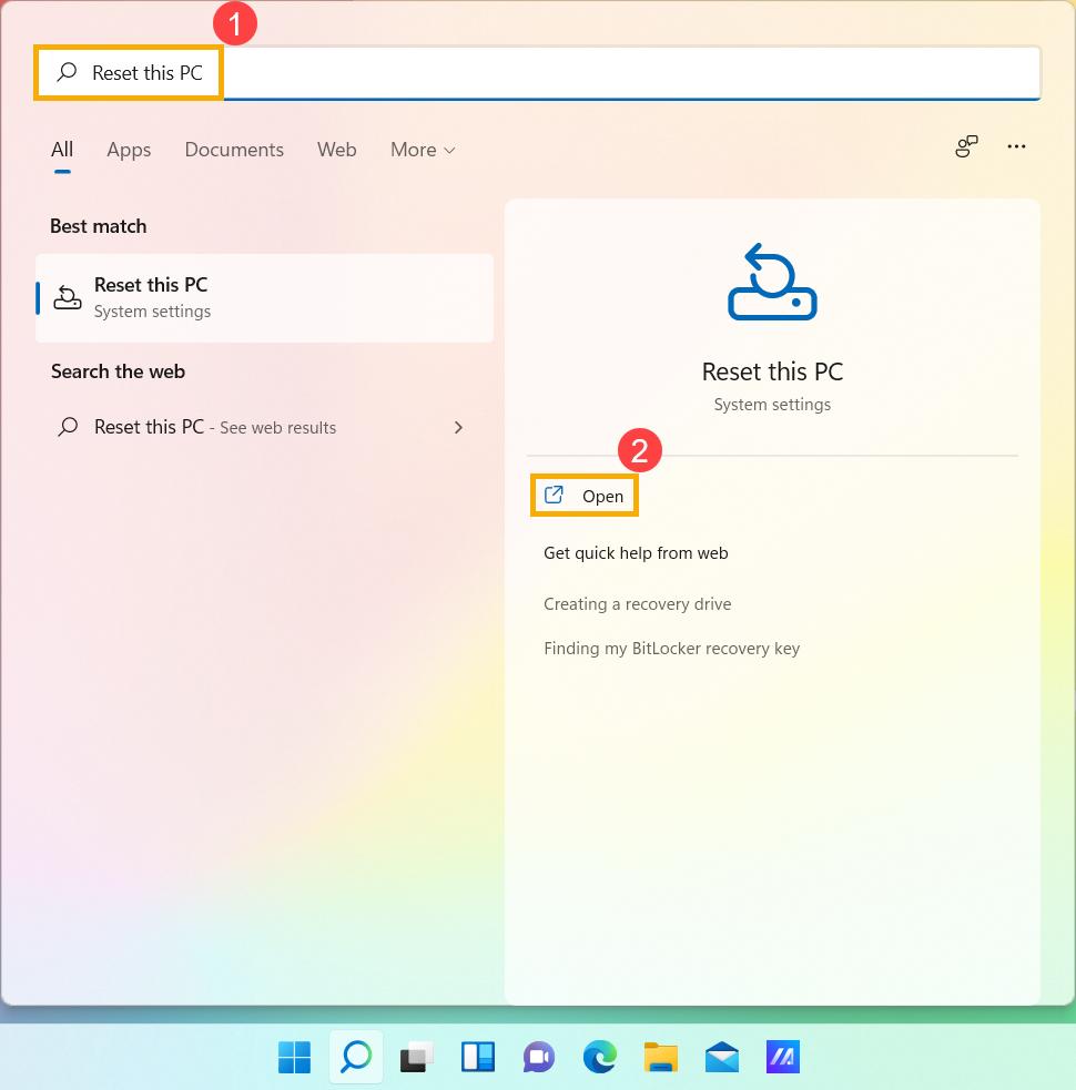 [Windows 11/10] Cách Reset (Cài đặt lại) Hệ điều hành