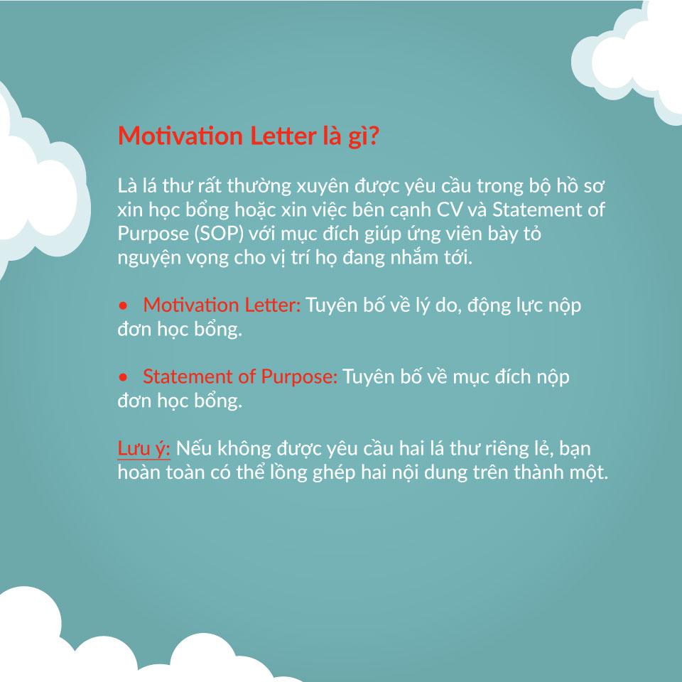 Motivation letter là gì