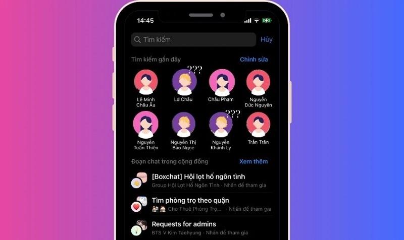 Tại sao Messenger hiển thị gợi ý tài khoản Facebook lạ?