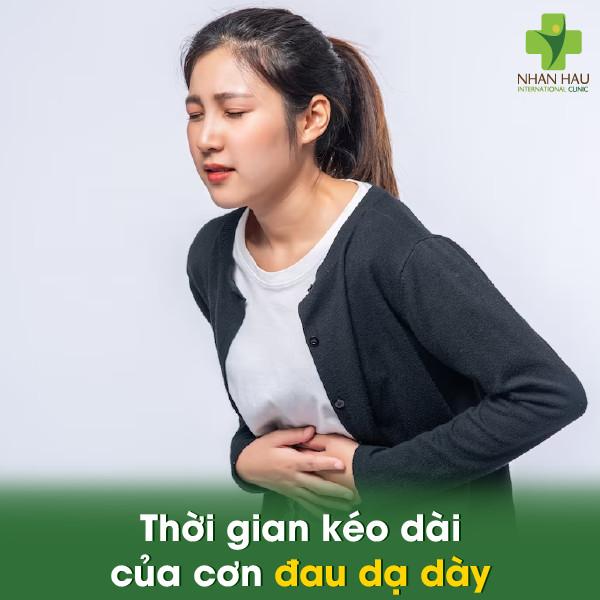 Thời gian kéo dài của cơn đau dạ dày