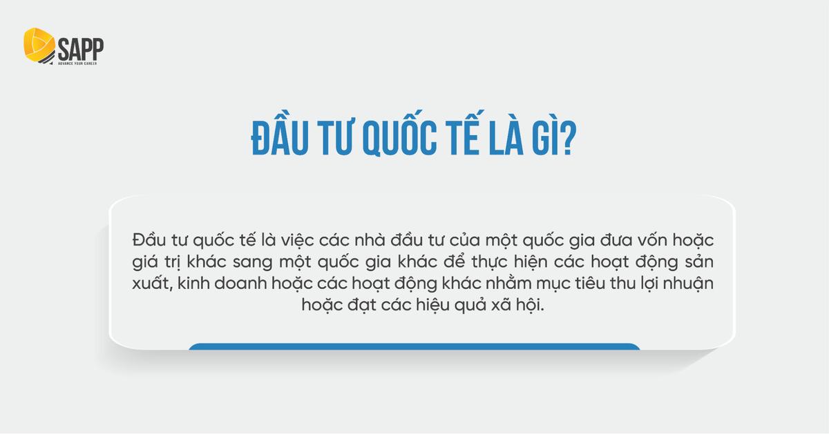 Đầu Tư Quốc Tế Là Gì? Những Tác Động Đến Nền Kinh Tế