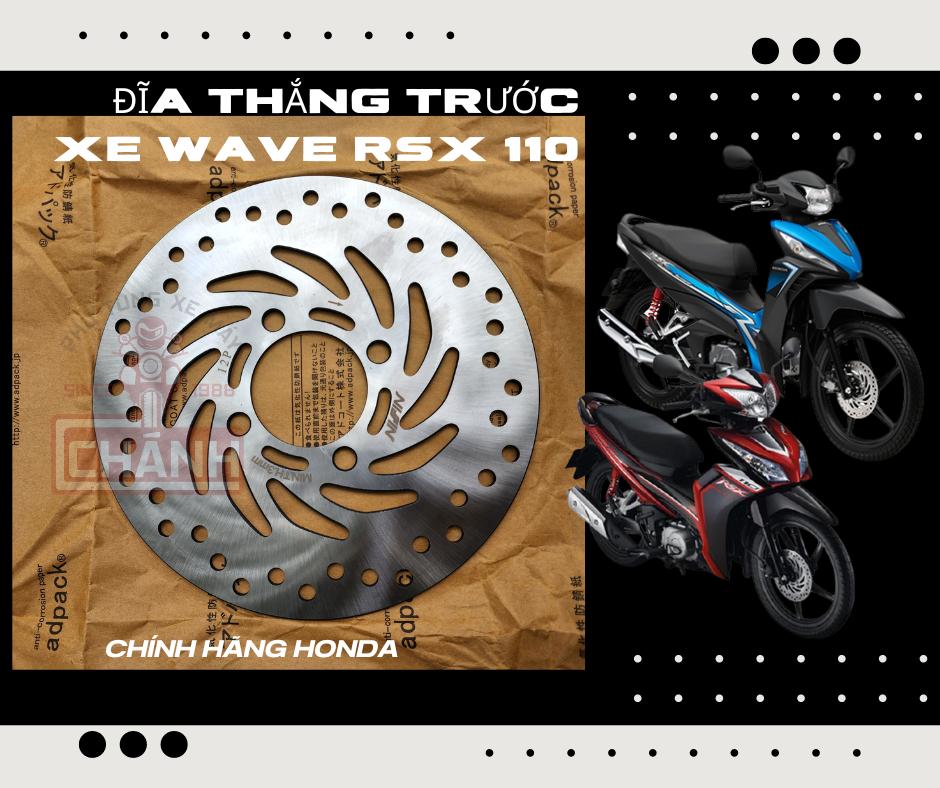 Đĩa thắng/ phanh trước xe Wave RSX 110 chính hãng Honda