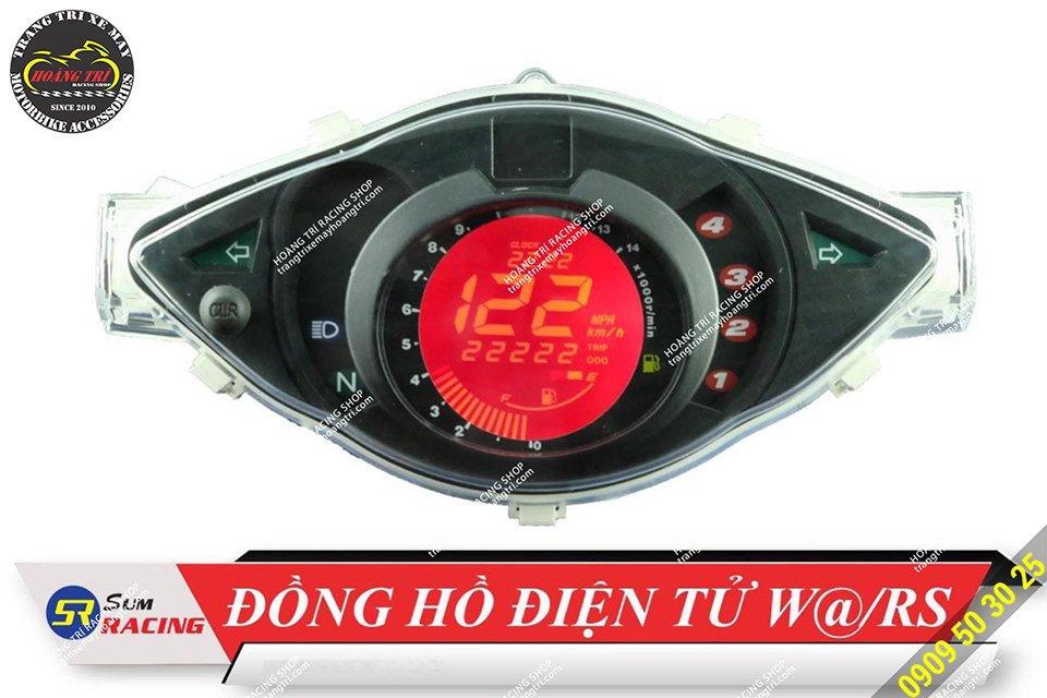 Cận cảnh đồng hồ điện tử Wave Alpha, Wave RS - Sum Racing