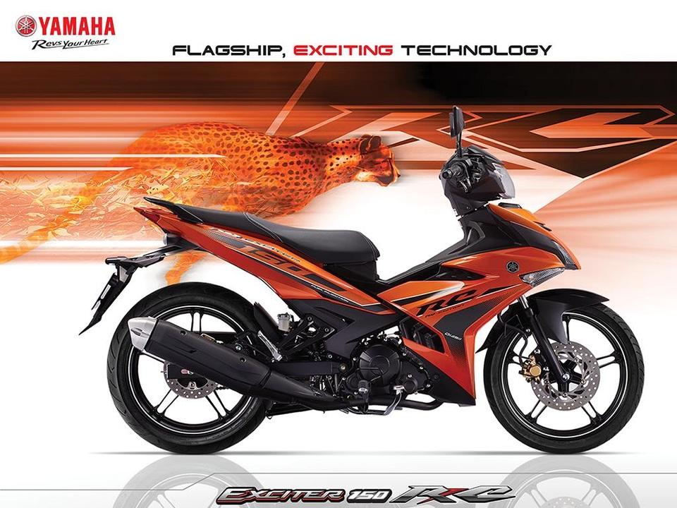 Yamaha Exciter 150 RC thêm màu cam đen thời thượng