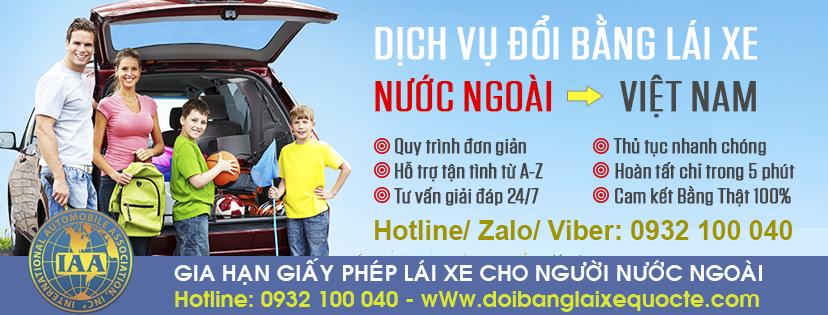 Hướng dẫn gia hạn giấy phép lái xe cho người nước ngoài - Hotline/ Zalo/ Viber: 0932.100.040