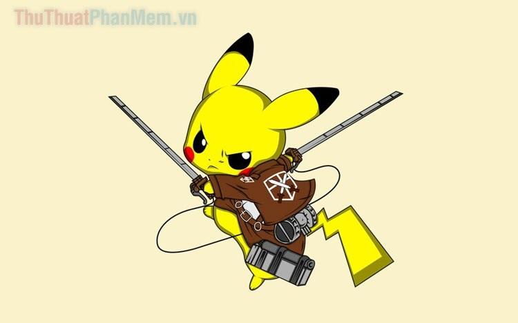 Hình nền Pikachu dễ thương