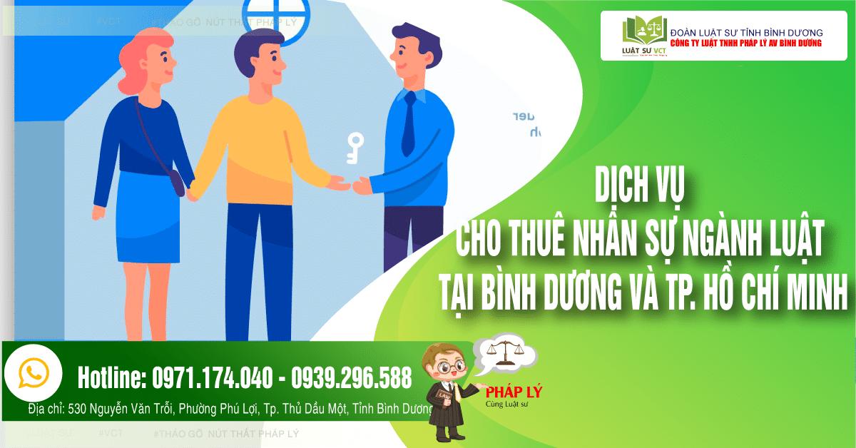 Cho thuê nhân sự ngành luật - Văn phòng luật VCT