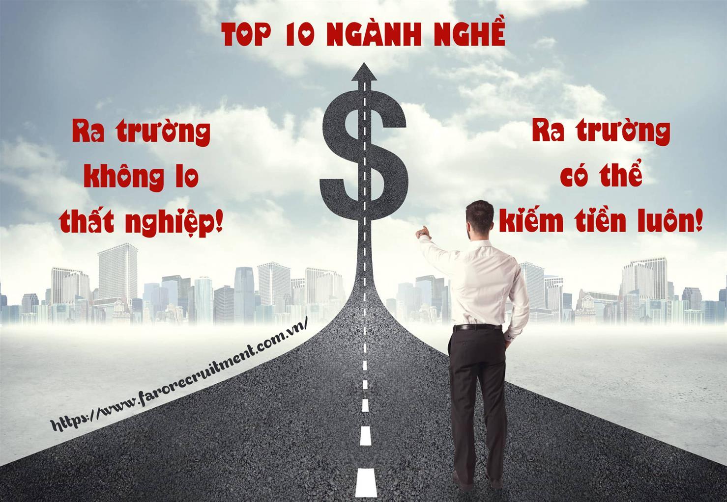 TOP 10 NGÀNH NGHỀ HOT NHẤT TẠI VIỆT NAM HIỆN NAY