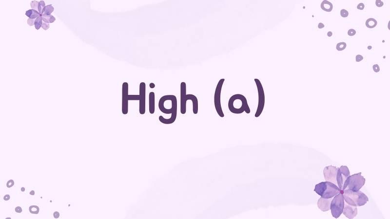 High nghĩa là gì? (Ảnh: Canva)