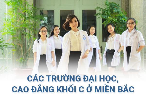 Danh sách các trường Đại học, Cao đẳng khối C ở Miền Bắc