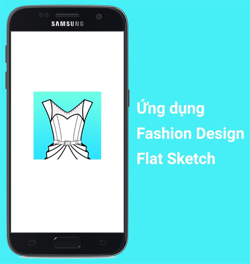 Ứng dụng Fashion Design Flat Sketch