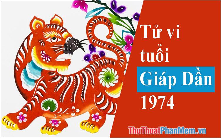 Năm 1974 mang theo mệnh số gì? Thuộc con giáp nào? Kết hợp với màu sắc nào, phù hợp với tuổi nào, và hướng nào?