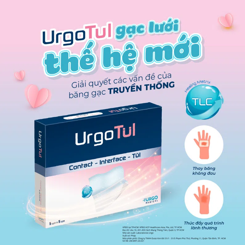 UrgoTul - giải pháp tiên tiến trong lĩnh vực chăm sóc vết thương