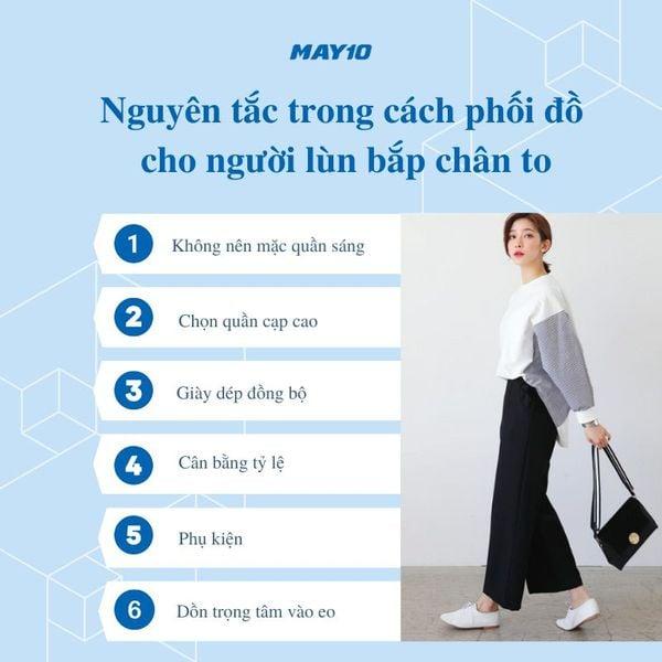 Cách phối đồ cho người lùn bắp chân to che mọi khuyết điểm