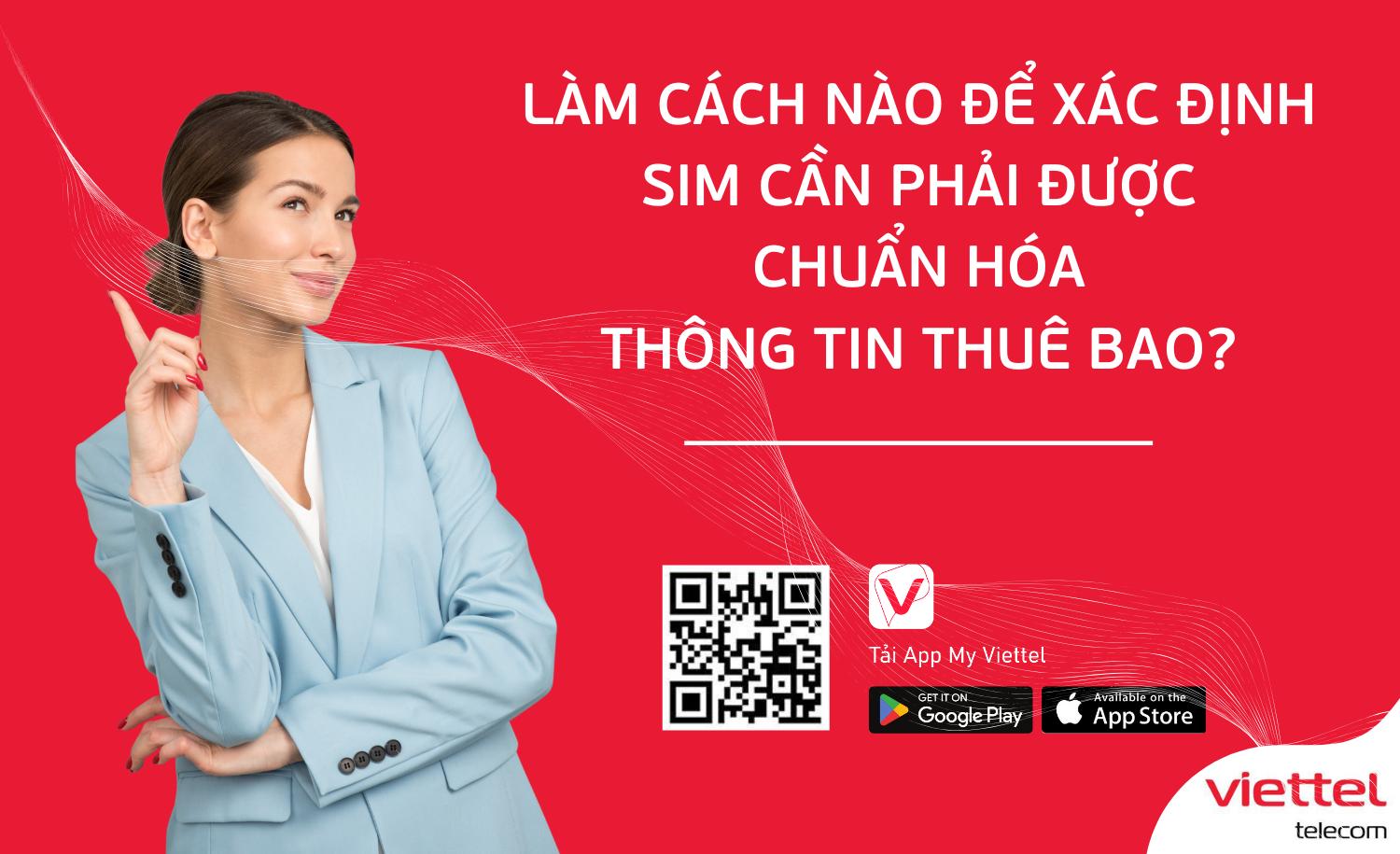 Làm cách nào để xác định Sim phải chuẩn hóa thông tin thuê bao?