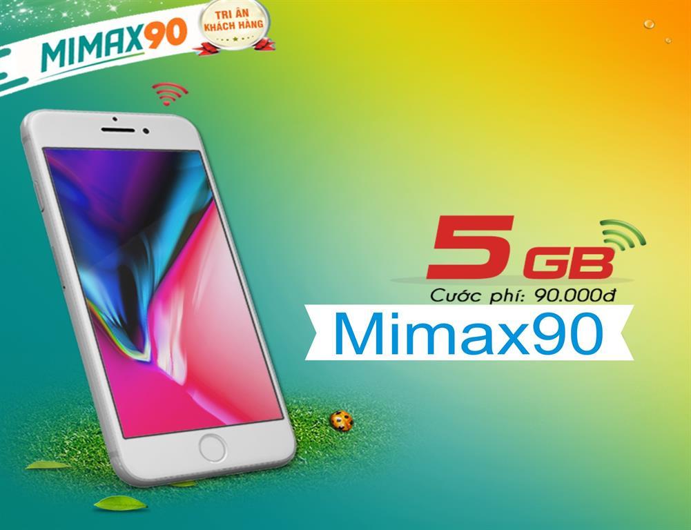 Hướng dẫn đăng ký gói MIMAX90 ưu đãi 5GB data chỉ 90.000 VNĐ