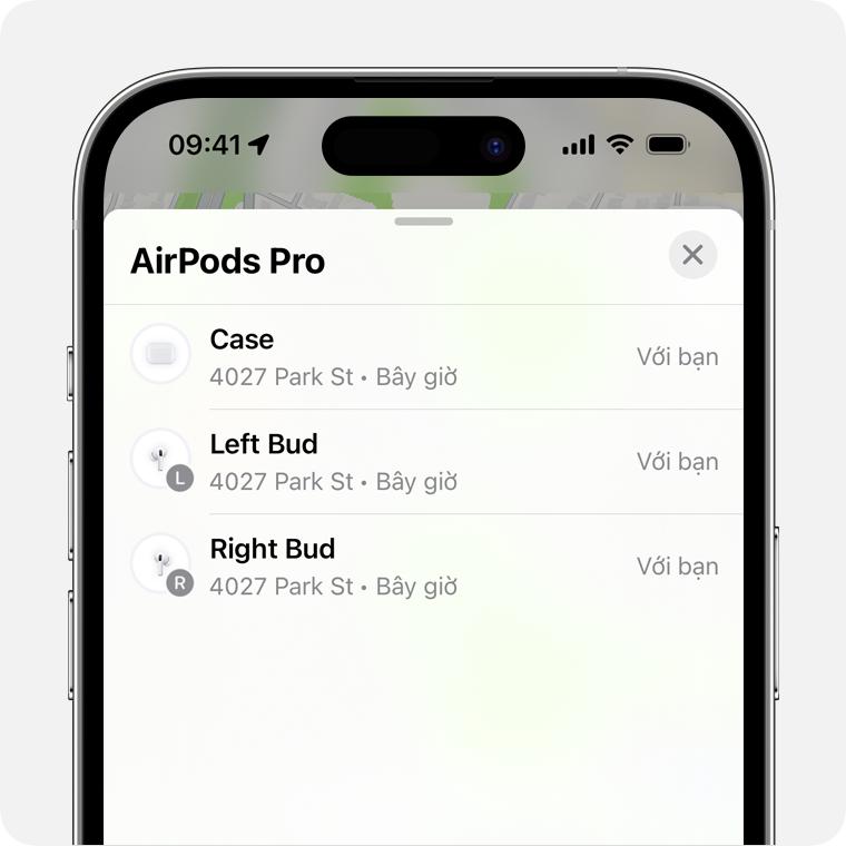 Tìm AirPods bị mất bằng ứng dụng Tìm