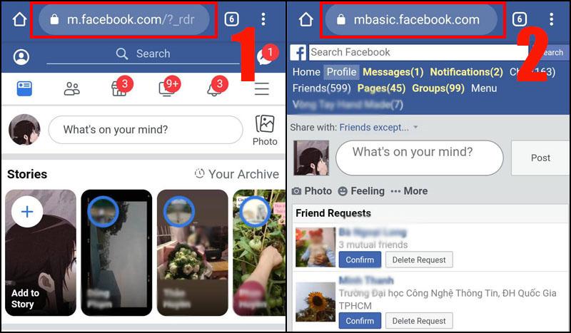 Cách nhắn tin trên ứng dụng Facebook mà không cần Messenger