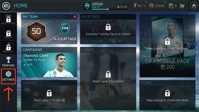 FIFA Mobile   Chơi game FIFA Mobile 18 miễn phí trên máy tính