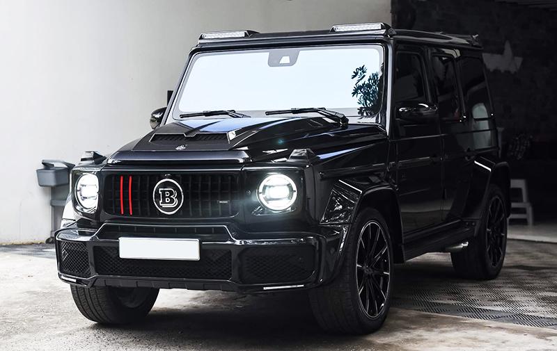 Ngắm chiếc Mercedes-AMG G63 với gói độ Brabus gần 1 tỷ tại Hà Nội