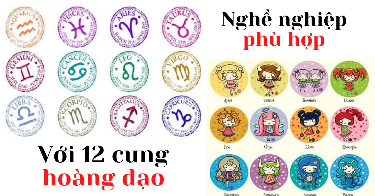 nghề ngiệp của 12 cung hoàng đạo