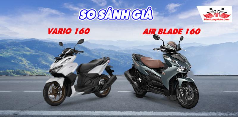 So sánh Air Blade 160 và Honda Vario 160