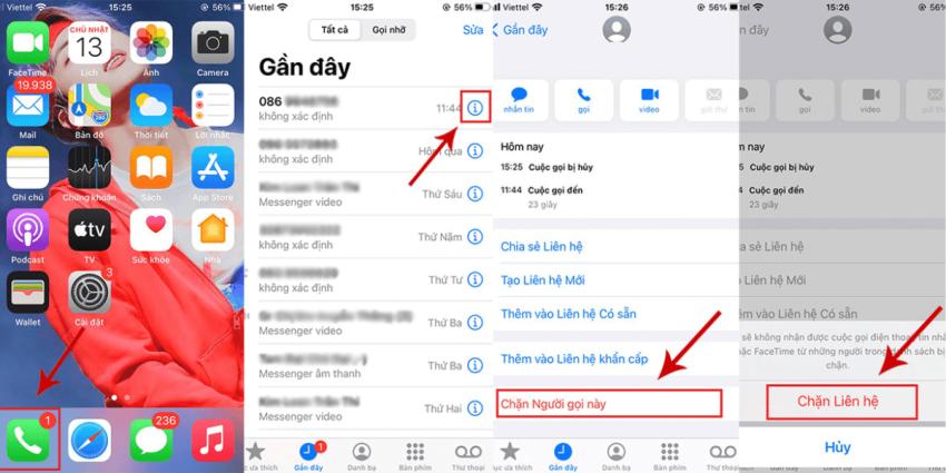 5 cách chặn tất cả cuộc gọi đến iPhone mới nhất - 126.vn