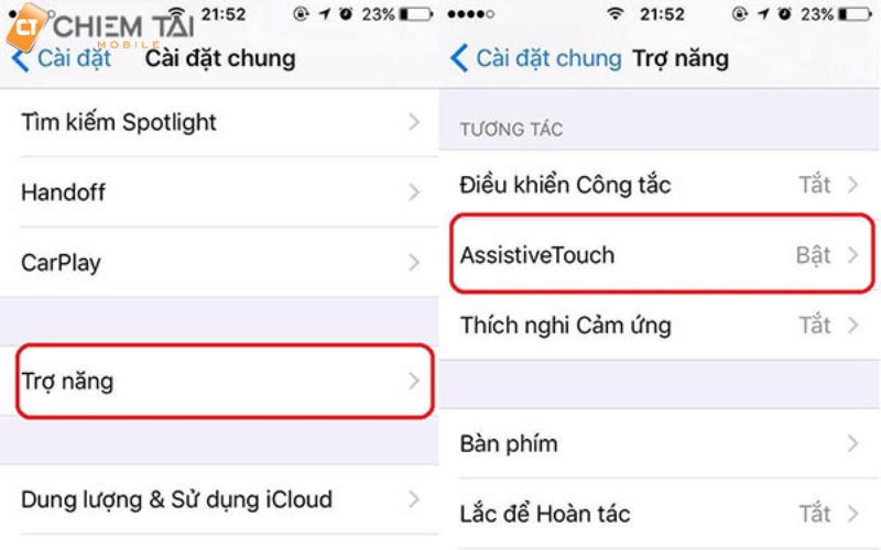 Cách bật nút Home ảo trên iPhone Xs Max nhanh chóng 1