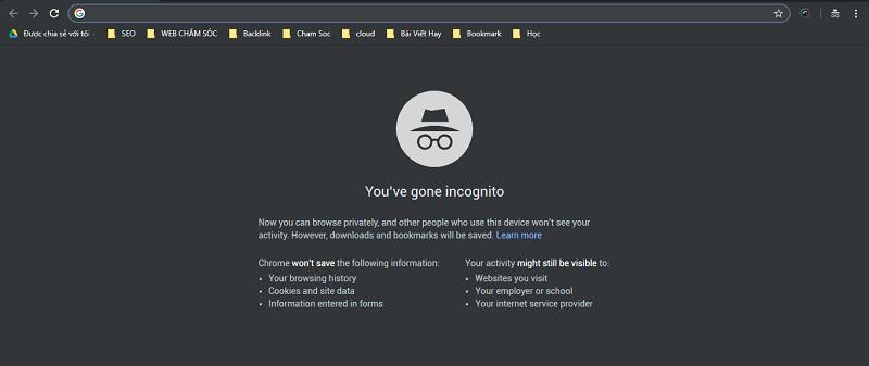 Cách bật chế độ ẩn danh trên Chrome