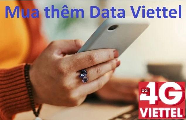 Cách mua thêm dung lượng Data 3G/4G Viettel