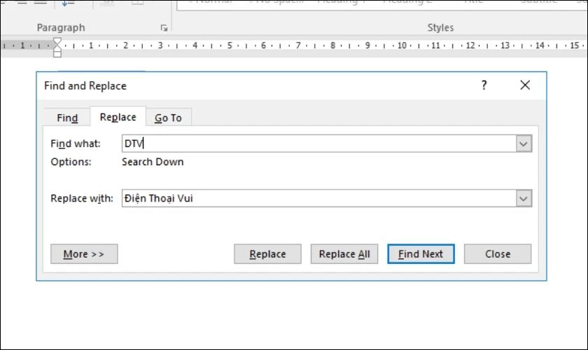 Bật mí cách dùng Replace trong Word hiệu quả và chi tiết nhất