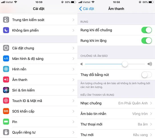 IPhone bị mất rung, rung yếu, rè và cách chỉnh rung hiệu quả