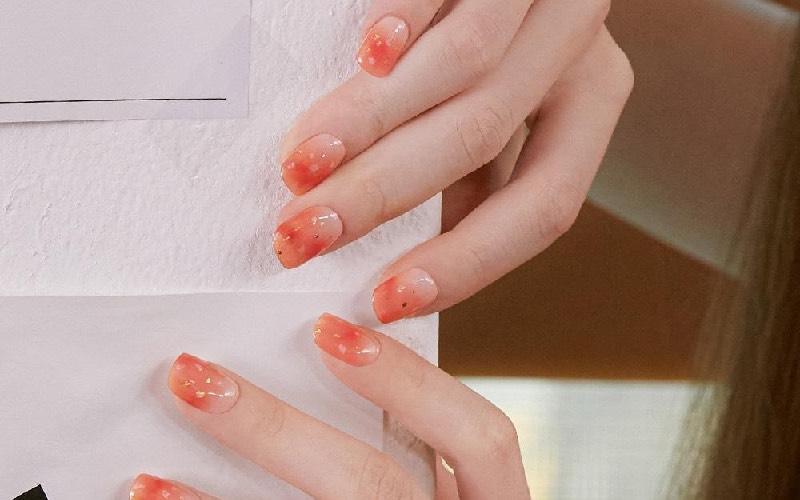 Top 15 mẫu nail thạch cam đẹp, ấn tượng nhất