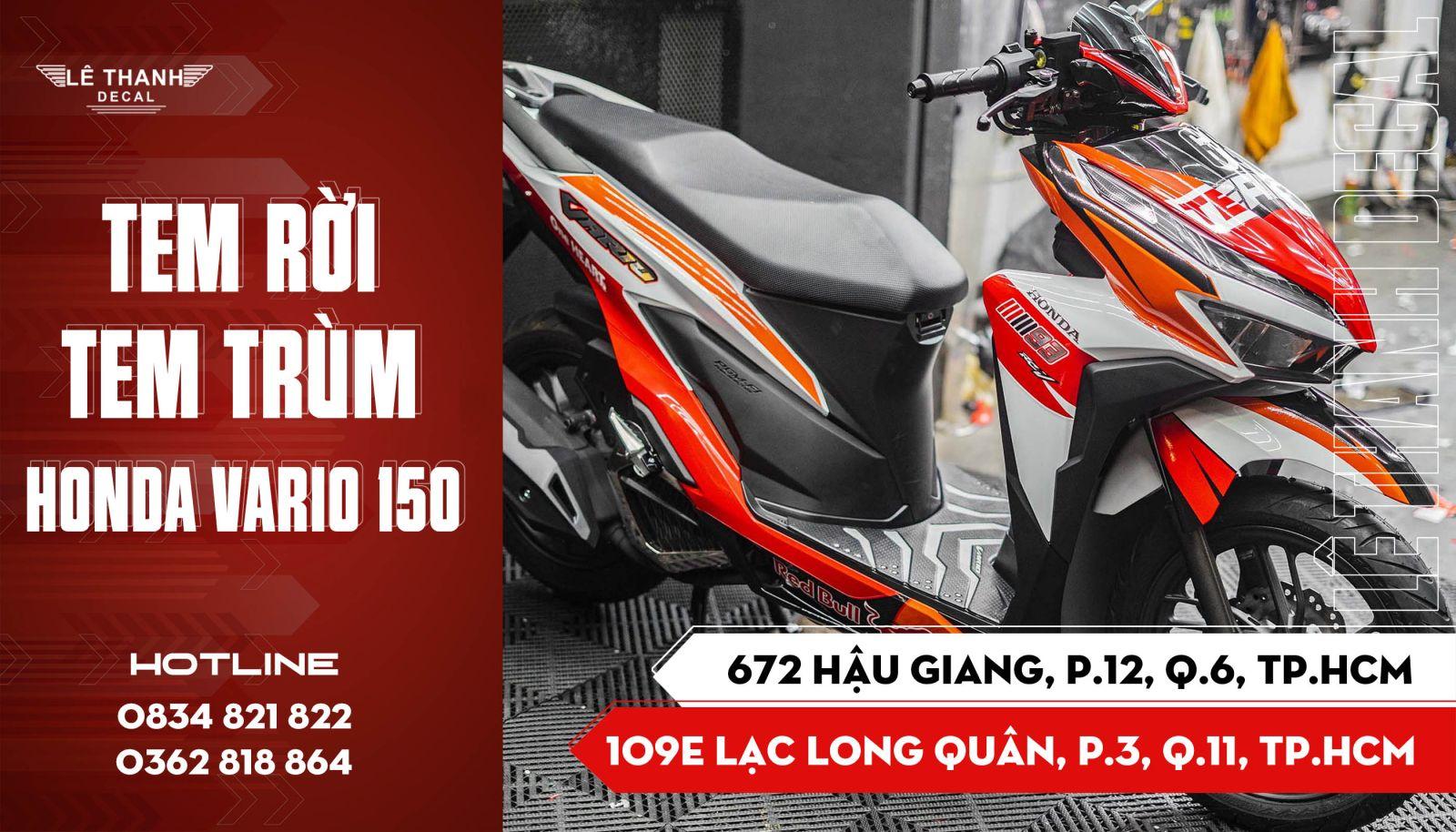 Tem Vario 150 : Top 10+ mẫu dán tem Vario 150 đẹp nhất 2024