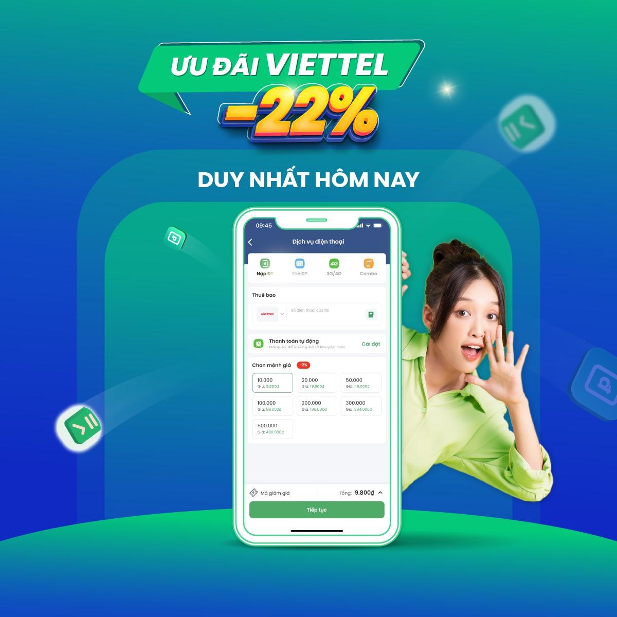 Nạp tiền điện thoại online Viettel, Vina, Mobi, Vietnamobile nhanh chóng, tiện lợi, an toàn