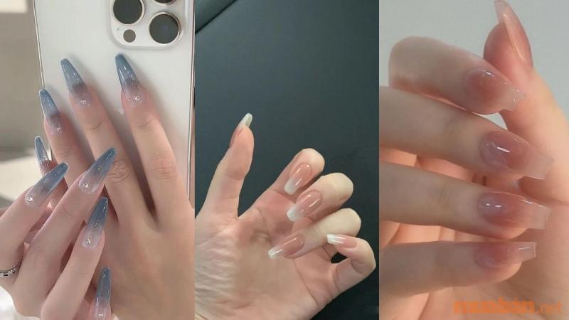 Mẫu nail ombre