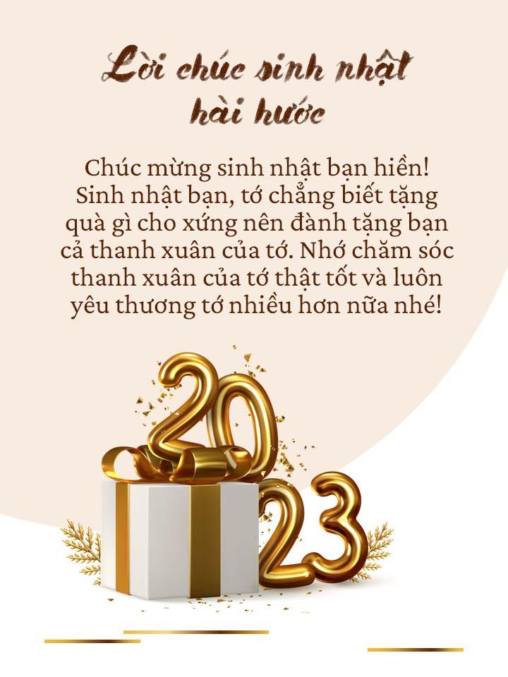 Lời chúc sinh nhật hài hước bá đạo siêu lầy 2024