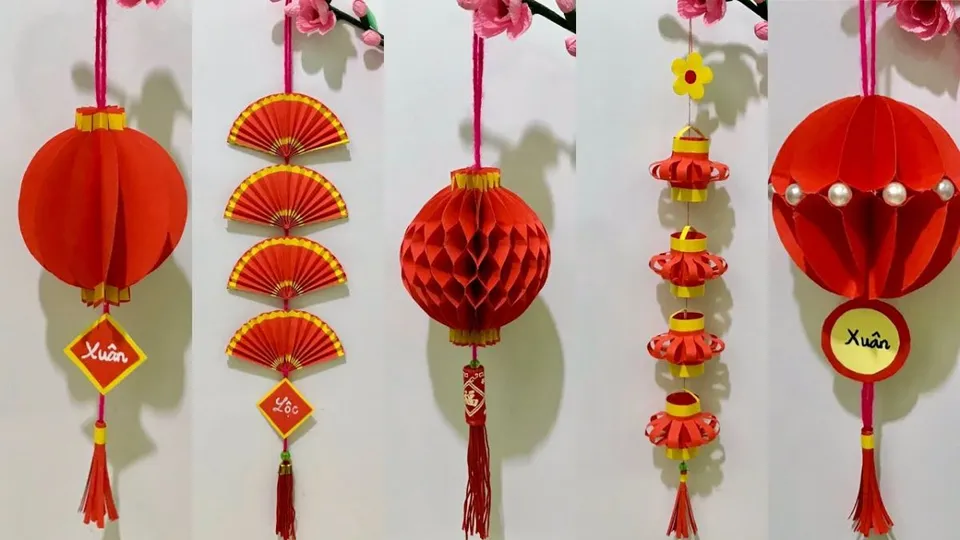 cách làm đồ trang trí Tết handmade