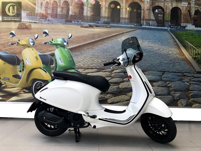 Hình dáng lịch lãm đi cùng Vespa Sprint