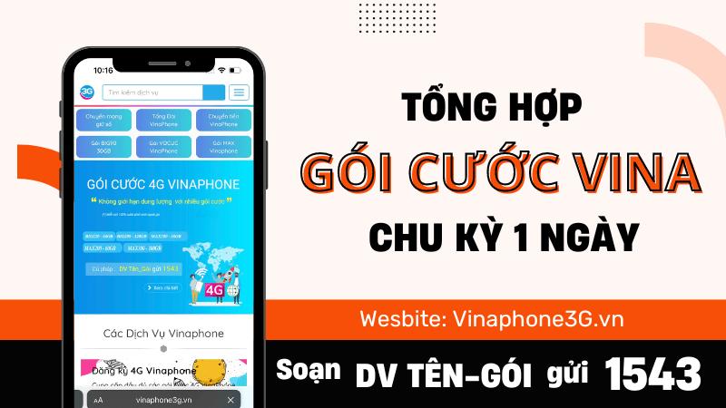 Cách đăng ký gói 4G Vinaphone 1 ngày 2K 5K 10K rinh data khủng