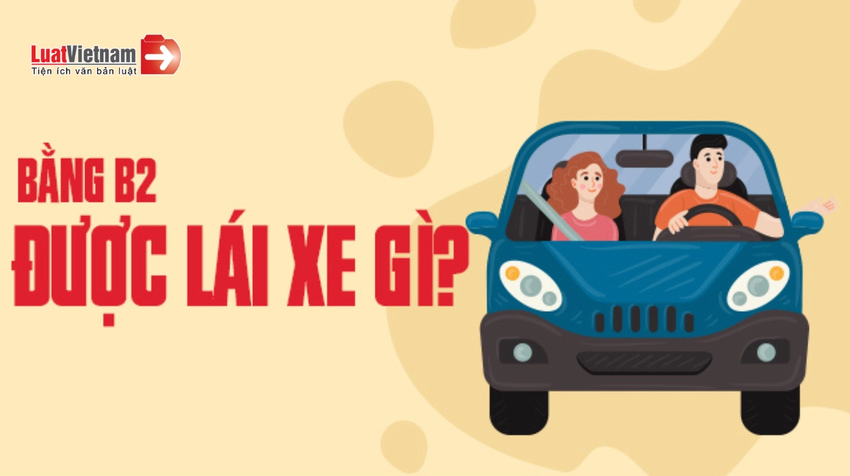 bằng B2 lái xe gì?